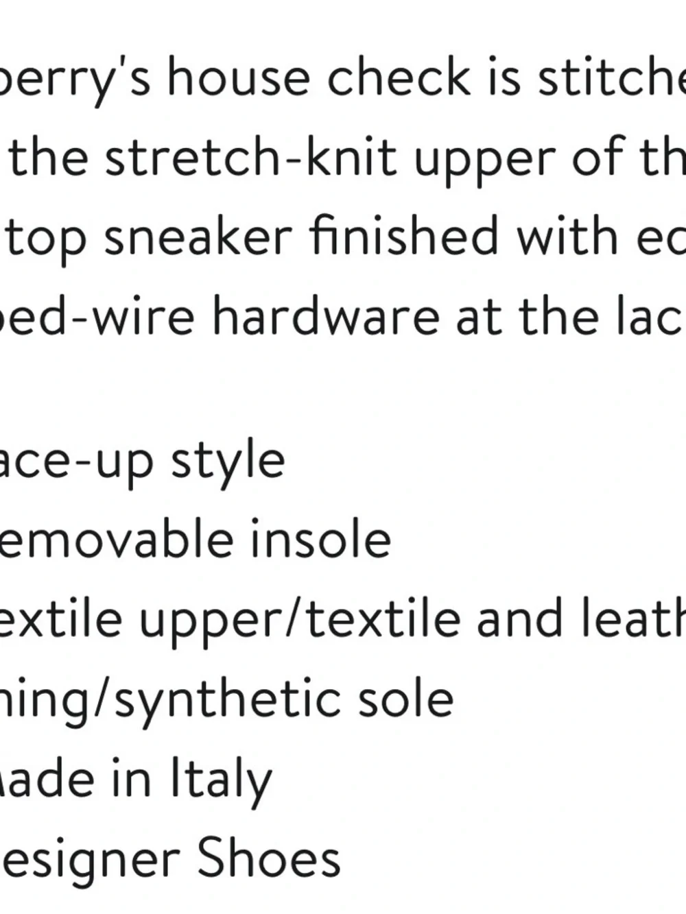 Burberry Blue & White Sneakers - Picture 6 of 14